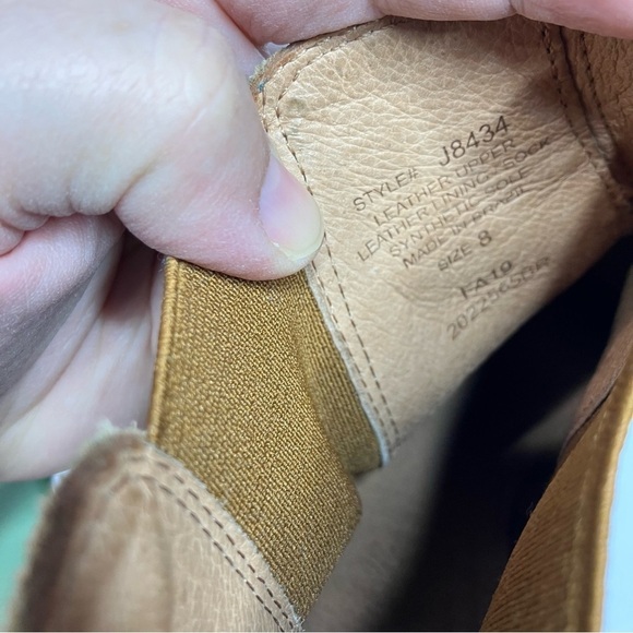 Madewell the Regan Boots pull on suede cognac size 8 - Picture 7 of 9